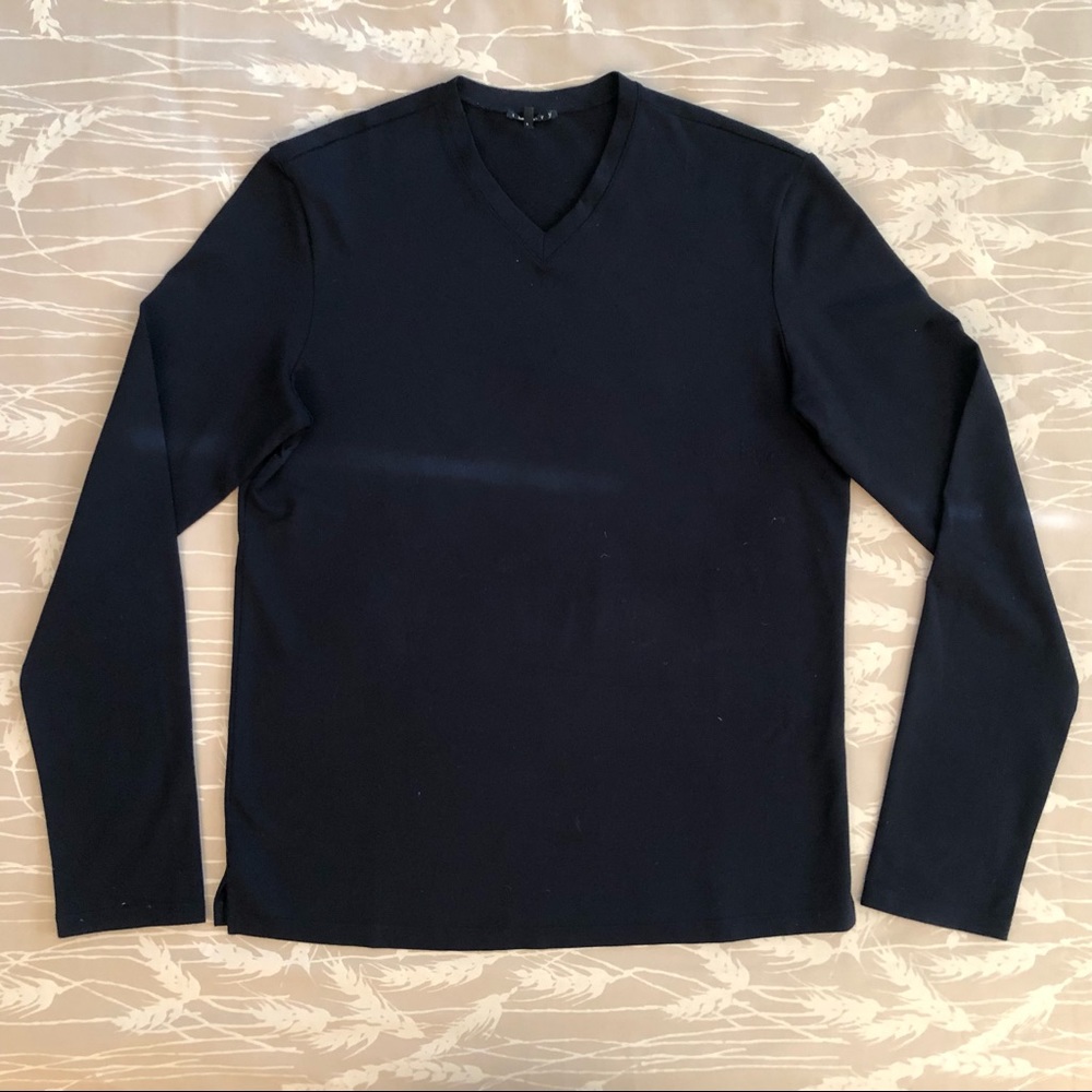 Theory Long Sleeve V-Neck Tee